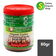 Organic Ceylon Cinamon Powder/Healthy Paradise/80gr