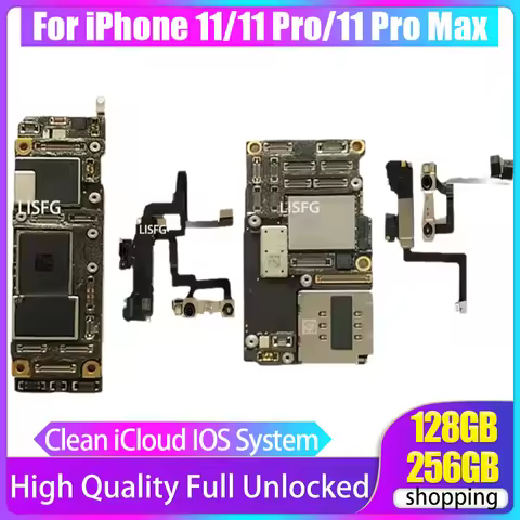 Fast Shipping 100% Unlocked Authentic Motherboard For iPhone 11 Pro Max 64G 256G Tested Good Mainboa