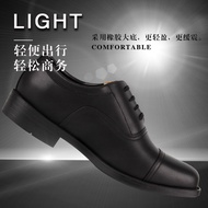 Genuine Genuine Genuine Genuine Genuine Leather Three-Joint Leather Shoes Men's Black Work Leather S
