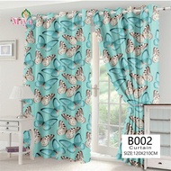 Butterfly Curtain Blackout Curtain for Window Kurtina Sa Bintana Ring Curtain for Window 1PC