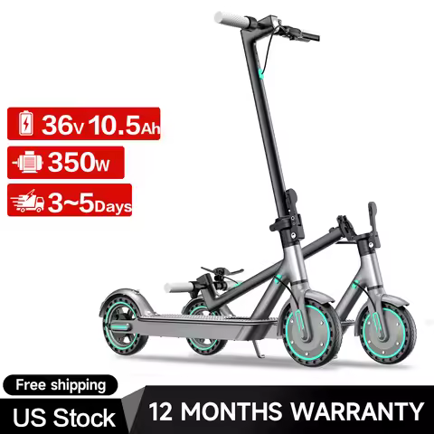 Iwheel D8 Pro Adult Electric Scooter 36V 10.5Ah Battery Foldable Electric Scooter 350W Motor 8.5 Inc