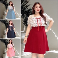 Dress For Chubby Women No Need To Iron Chest 40-44 Inches/Waist 34-44 Inches/Hip Before Stretching 4