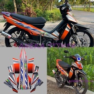 Yamaha F1ZR f1zr 2004 orange black Striping sticker list body Fullset and quality