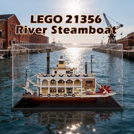 Custom Acrylic Display Box for Lego 21356 Canal Steam Boat Gundam Figure Kotak Paparan