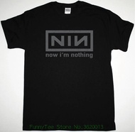 Nine Inch Nails Now I' ; M Nothing Black T Shirt Trent Reznor Industrial Metal Nin