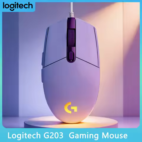 Logitech G203/G102/G304/G305 RGB Wired Gaming Mouse LIGHTSYNC 8000 DPI High Precision Sensor for Gam