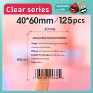 CFGJU Nimbot b1 Transparent Self-adhesive Label Paper For Mini Portable Thermal Printer Round Sticke