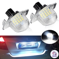 CU 2Pcs LED Car Number License Plate Light White For Honda Crv Fit Odyssey Jazz Hrv Frv CR-V Stream 