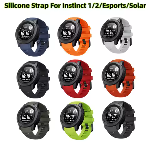 Galaone Garmin Instinct 2 Watch Strap 22mm Silicone Sport Replaceable Wristband For Instinct 1/Espor