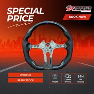 F30 CARBON FIBER STEERING WHEEL