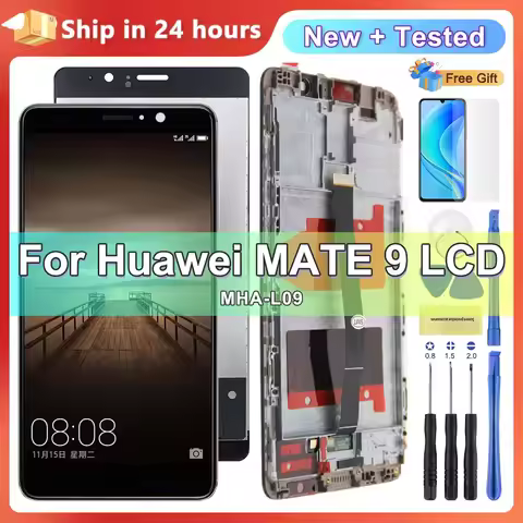 5.9'' IPS LCD For Huawei Mate 9 Display with Frame Touch Screen Digitizer Assembly For Mate9 LCD MHA