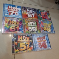 CD PACKAGE NOW WHAT'S WHAT I CALL MUSIC 56.57.58.59,61,66,67,70 Original (8CD)