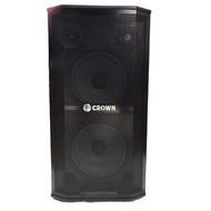 1pc. Crown BF-118 800W 3 Way Dual 10 Karaoke Baffle Speaker