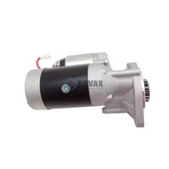 S13-4113 Excavator Parts Starter Motor 12V 15T ZAX55 Starter 4LE1 Engine Starter 12V 9 Holes 3.0kW 4