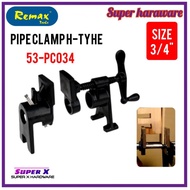 Heavy Duty REMAX 3/4" Pipe Clamp H-Type Heavy Duty 53-PC034 / Working Clamp Wood Clamp