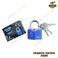 Erdos 40mm Color Padlock 40mm Short Neck Padlock/