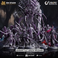 Drow From Beyond Vol.1 : Collection : Miniature Resin Game Board Model Made To Order Class DnD Table