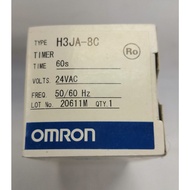 OMRON H3JA-8C AC24 60S BY OKX Timer, DPDT