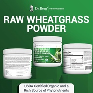Dr. Berg's Organic Wheatgrass Superfood Raw Juice Powder 60 Servings - Ultra-Concentrated Wheatgrass Drink Mix - Rich in