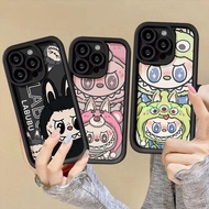 Samsung Galaxy Case Cute Cartoon Pop Mart Furry Family Anti Clear Crystal Fusion Card Slot for A53 2