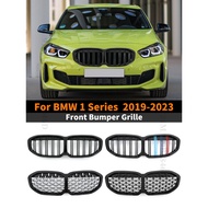 For BMW F40 1 Series 2019-2023 128ti M135i xDrive 118i and M Sport Kidney Double Slat Diamond Grill 