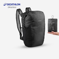 Decathlon Waterproof Foldable Backpack 20L-Travel 20L-Black Waterproof Backpack Travel Bagpack