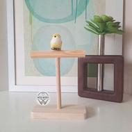 Perch Wood Bird Stand