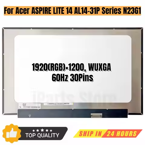 iParts Replacement New Display for Acer ASPIRE LITE 14 AL14-31P Sereis N23G1 14.0 Inch IPS Laptop LC