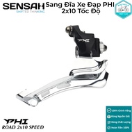 Disc Shifter (Front Derailleur) SENSAH PHI 2x10 Speed Bicycle