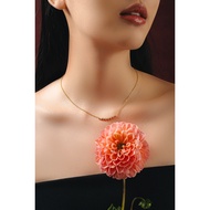 Peachabelle Iris Zirconia Necklace/Necklace - Gold Plated