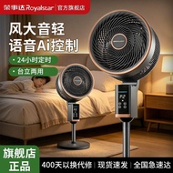 Roshida Air Circulation Fan Smart Electric Fan Quiet Household Bedroom Floor Fan AI Voice Control