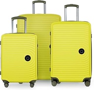 Mitte - Large Hard Shell Suitcase, TSA 4 Wheels, Check-in Luggage with 8 cm Volume Extension, 77 cm,
