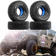﻿ 4pcs Butyl Rubber Tires 120*44mm Mud Terrain 1.9" Wheel Tires For 1/10 Rc Crawler Car Axial  Trx4