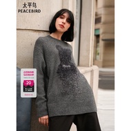 Taiping Year of the Bird Winter Style Positioning Pattern Pullover A3EEE4356 *