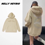[Ready Stock] Jacket Hoodie Zip 261 331314 Nelly Heybig Wide form For Men And Women 69