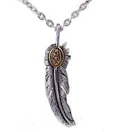 Necklace Men Women goros Replica Feather Pendant