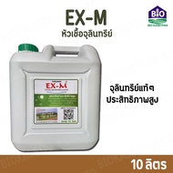 EM หัวเชื้อจุลินทรีย์ดีที่สุด พืชผักหวานกรอบ ปรับสภาพดิน ปุ๋ยน้ำใส่ต้นไม้ ขนาด 10ลิตร EX-M จุลินทรีย