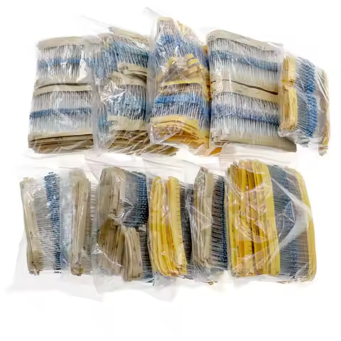 1/8W 1/4W 1/2W 1W 2W 3W 5W Metal Film Resistors Assortment Kit Set 1% Electronic Components resistor