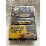 Mini GT Toyota Supra A80 Top Secret Gold