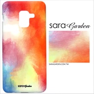 【Sara Garden】客製化 手機殼 Samsung 三星 A8 2018 A5 2018 水彩漸層 手工 保護殼 硬殼