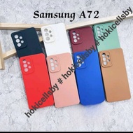 Soft Case macaron (Samsung A72) Pro Camera protector full color candy tpu 3D