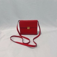 HERMES Clic 16 金扣 Mysore山羊皮 9T Capucine 橙紅色