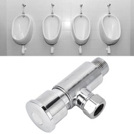 Flush Valve with Hand Push Button Zinc Alloy Toilet Repair Kit Tank Parts Replacement G1/2 Flush Val