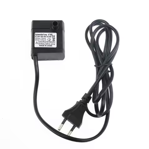 Filtering Water Pump Aquarium Submersible Black Hard Plastic 220V 5W 320L H Fish Tank Pond Fountain 