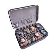 PREMIUM 8 Slot Travel Watch Case Box Organizer 8 JUMBO Watch Storage Box/