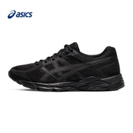 ASICS รองเท้าวิ่งมาราธอนรองเท้าผ้าใบแฟชั่นสีดำ,รองรับ4รองรับการกระแทก