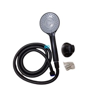 Black Hand Shower Set - 5 Mode Bathroom Hand Shower - Black Bathroom Hand Shower