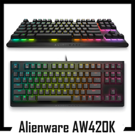 New Alienware Low-Profile RGB Gaming Keyboard AW420K Light Alienfx Per Key RGB Lighting Media Contro