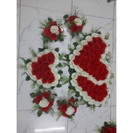 Flowers For Wedding Car Decoration Strawberry (Heart 2)