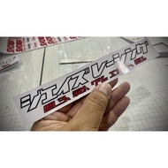 STICKER J'S RACING GT WING JENIS F JEPUN